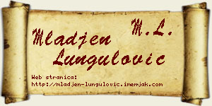 Mlađen Lungulović vizit kartica